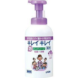 【送料込・まとめ買い×12個セット】【業務用】LION ライオン キレイキレイ 薬用泡ハンドソープ フローラルソープ 550ml