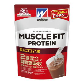 【送料無料】森永製菓 ウイダー マッスルフィットプロテイン ココア味 340g 1個