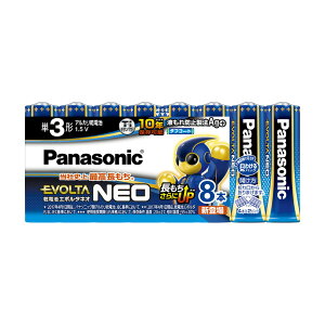 【クリアランスセール】パナソニック Panasonic エボルタネオ 単3形 アルカリ乾電池 8本入 お買い得パック LR6NJ/8SW