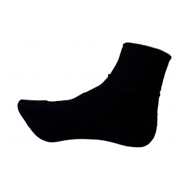 【メール便送料込】蘭華 履くだけ筋トレ ブラック ウォーキングソックス 運動サポート 25-26cm