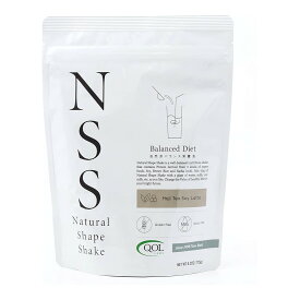 QOL NSS ナチュラルシェイプシェイク ほうじ茶ソイラテ味 ボタニカルプロテイン 健康食品 175g