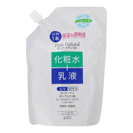 【春 売りたいんや】pdc ピュアナチュラル エッセンスローションUV 大容量 つめかえ用 390ml