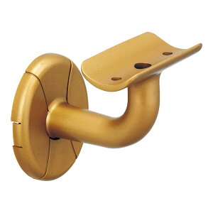 【送料込・まとめ買い×6個セット】マツ六 BAUHAUS セレクト φ32 ブラケット 横型 カバー付 040-1311 ゴールド BE-01G