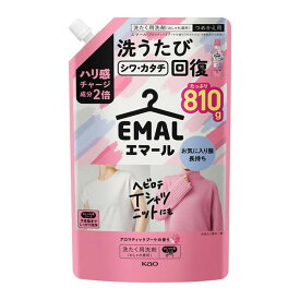 花王 エマール アロマティックブーケの香り つめかえ用 810g 洗たく用洗剤 おしゃれ着用
