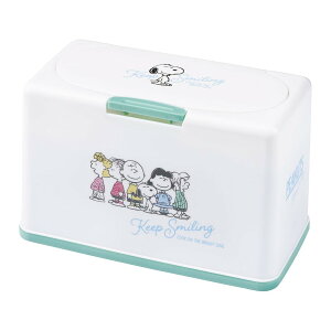 【送料込・まとめ買い×8個セット】スケーター SKATER 抗菌 マスクストッカー リフトアップ式 SNOOPY スヌーピー