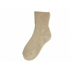 【メール便・送料無料】幸和製作所 じんわりあったかくつ下婦人用滑り止め付ベージュ