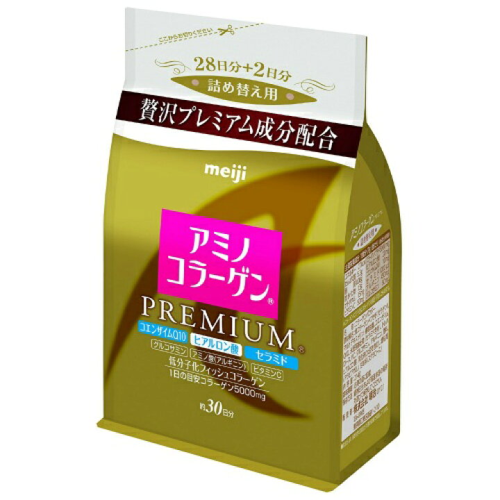 楽天市場】【×2袋セット送料込】明治製菓 アミノコラーゲンプレミアム  