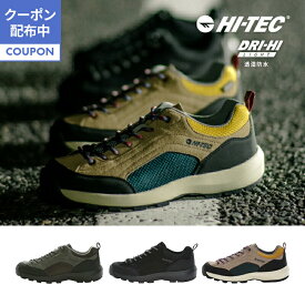【8/4 20:00-8/11 1:59 10%OFFクーポン】ハイテック HI-TEC メンズ レディース アウトドア スニーカー キャンプ 22.0cm-30.0 透湿防水 抗菌防臭 HT HK045 AORAKI II WP アオラギ