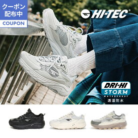 【1/18 00:00-23:59 10%OFFクーポン】ハイテック HI-TEC メンズ レディース ユニセックス ハイキング スニーカー 22-29cm 透湿防水 抗菌防臭 白 黒HT HKU16 EASTEND WP イーストエンド オフホワイト ブラック サンド【2025秋新作7月1日発売シルバー】