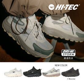 【ハイテック50周年記念10%OFF】ハイテック HI-TEC メンズ レディース ハイキング スニーカー HT HKU16 EASTEND WP 23-29cm イーストエンド オフホワイト ブラック グレー/ブルー 透湿防水 抗菌防臭 白 黒 2024年春新作