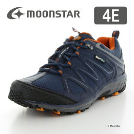 moonstar ムーンスター メンズ ウォーキング シューズ SPLT SDM01 ネイビー 24.5-28cm 幅広 4E 防水 抗菌防臭 父の日 梅雨 敬老の日 つま先ゆったり 高反発弾性ソール おしゃれ 通勤