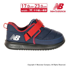 【6/15-6/16 10％OFFクーポン】ニューバランス new balance 【50％OFFセール】 子供靴 キッズ ジュニア 防寒 スニーカー NB YHMOCLN2 M キャラバンモック ネイビー/レッド