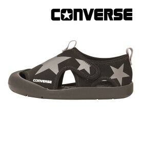 コンバース CONVERSE 子供靴 キッズ ジュニア サンダル キッズ CVスター サンダル ブラック 黒 13cm 14cm 15cm 16cm 17cm 18cm 19cm 20cm 21cm 22cm フレックスソール フレックスポイント