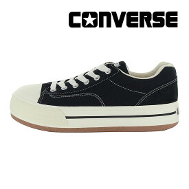 コンバース CONVERSE 【2024年春新作】 メンズ/レディース スニーカー オールスター （R） ボーダースター OX ブラック お揃い リンクコーデ 黒