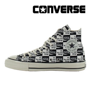 コンバース CONVERSE メンズ レディース ユニセックス スニーカー オールスター US コカ・コーラ CK HI ブラック/ホワイト お揃い リンクコーデ 黒 白【セール再値下げ60%OFF】