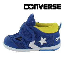 コンバース CONVERSE 【2024年春新作】 子供靴 ベビー サンダル リトルサマー 9 ブルー/イエロー