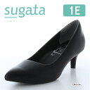 【8/4 20:00-8/11 1:59 10%OFFクーポン】ムーンスター sugata レディース パンプス ポインテッドトゥ moonstar 5cmヒール 歩きやすい スガタ 黒 抗菌防臭 母の日【6月20日セール再値下げ45%OFF】MS SGT361 ブラック