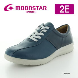 【8/4 20:00-8/11 1:59 10%OFFクーポン】ムーンスター スポルス レディース コンフォート シューズ moonstar 2E 撥水加工 国産 日本製 ファスナー付 おしゃれ 母の日 梅雨【6月20日セール再値下げ60%OFF】SP2900 ネイビーコンビ