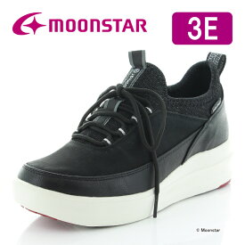 【45％OFFセール】 moonstar ムーンスター レディース レイン スニーカー RPL102 ブラック 22cm 22.5cm 23cm 23.5cm 24cm 24.5cm 25cm 3E 防水 ガラス防滑 晴雨兼用 黒 抗菌防臭 母の日 梅雨 敬老の日