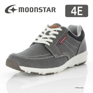 【10/24 20:00-10/27 9:59 10%OFFクーポン】ムーンスター moonstar メンズ スニーカー ウォーキング シューズ SPLT AMM102 グレイ 24.5cm 25cm 25.5cm 26cm 26.5cm 27cm 28cm幅広 4E 抗菌防臭 足裏まくら 父の日 ワイド設