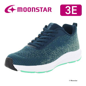 ムーンスター レディース ウォーキング スニーカー moonstar 3E 抗菌防臭 母の日【残りサイズ22.5cm】【セール再値下げ40%OFF】SNGY L21 ターコイズ