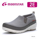 【1/20 00:00-23:59 10%OFFクーポン】ムーンスター レディース ウォーキング スニーカー moonstar 2E 防水 抗菌防臭 母の日 梅雨【1月14日セール値下げ40%OFF】レインポーター RPL114 グレイ