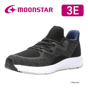 ムーンスター moonstar レディース ウォーキング スニーカー SNGY L23 ブラック 3E 抗菌防臭 黒 22-25cm おしゃれ 通勤