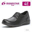 【ポイント20倍11/11(火) 9:59まで】ムーンスター イブ レディース コンフォート シューズ EVE 329 ブラック moonstar 幅広 4E ガラス防滑 抗菌防臭 黒