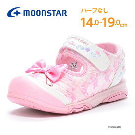 【5/30-6/2 10％OFFクーポン】ムーンスター 【2024年夏新作】 子供靴 キッズ サンダル MF S015C ピンク moonstar 女の子