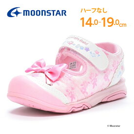 ムーンスター 【2024年夏新作】 子供靴 キッズ サンダル MF S015C ピンク moonstar 女の子