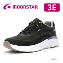 ムーンスター レディース ウォーキング スニーカー【3月13日セール値下げ30%OFF】SNGY LY04 ブラック moonstar 3E 抗菌防臭 母の日 黒