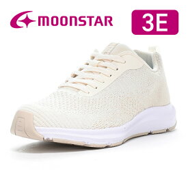 【7/19 20:00-7/27 23:59 10%OFFクーポン】ムーンスター moonstar レディース ウォーキング スニーカー SNGY L21 クリーム 22-25cm 3E 抗菌防臭 黒 母の日 ワイド設計 衝撃吸収 耐摩耗ソール おしゃれ 通勤【2025年春新作】
