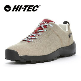 【1/24 20:00-1/29 1:59 10%OFFクーポン】ハイテック HI-TEC メンズ レディース ユニセックス アウトドア スニーカー 透湿防水 抗菌防臭【10月10日セール値下げ30%OFF】HT HK047 AORAKI CLASSIC LO WP アオラギ クラシック ロー ベージュ/ローズ