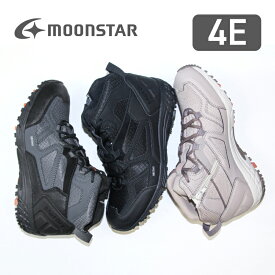 【11/14 10:00-11/16 23:59 10%OFFクーポン】ムーンスター moonstar メンズ レディース ユニセックス ウォーキング シューズ ブーツ ファスナー付き 幅広 4E 透湿防水 抗菌防臭 父の日 梅雨 敬老の日 22-28cm おしゃれ 通勤【2025年秋新作8月5日発売】SPLT SDM10