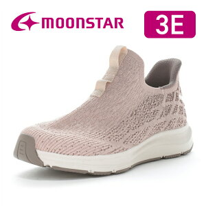 ムーンスター moonstar レディース ウォーキング スニーカー 脱ぎ履き簡単 幅広 3E 抗菌防臭 黒 母の日 ワイド設計 衝撃吸収 耐摩耗ソール おしゃれ 通勤【2025年秋新作8月1日発売】SNGY L28 ラテ