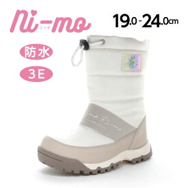 【1/9 20:00-1/16 1:59 10%OFFクーポン】ムーンスター ニーモ 子供靴 ジュニア ウィンターブーツ スノーブーツ moonstar ni-mo 防水設計 抗菌防臭 防寒 ＃足元キラかわメイク 雨 雪【2025年秋新作9月1日発売】NM WPJ033 アイボリー