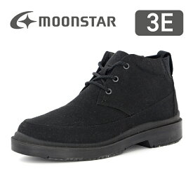 【ポイント15倍11/11(火) 9:59まで】ムーンスター メンズ ブーツ ビジネスシューズ 革靴 moonstar 本革 日本製 国産 幅広 3E 透湿防水 ガラス防滑底 スぺラン 踵ゴム仕様 雨 雪 黒【2025年秋新作9月12日】SPH7333CSR ブラック