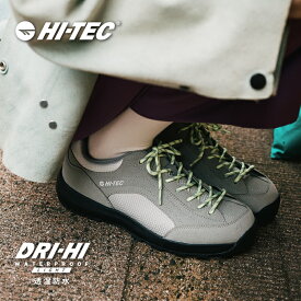 【1/24 20:00-1/29 1:59 10%OFFクーポン】ハイテック HI-TEC メンズ レディース ユニセックス アウトドア スニーカー キャンプ 透湿防水 抗菌防臭 黒 【2025秋新作】HT HK045 AORAKI II WP アオラギ シルバー/グレー