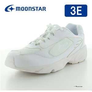 moonstar ムーンスター メンズ/レディース スニーカー ADVAN-131A ホワイト 23cm 23.5cm 24cm 24.5cm 25cm 25.5cm 26cm 26.5cm 27cm 28cm 3E 撥水加工 白 通学履き 父の日