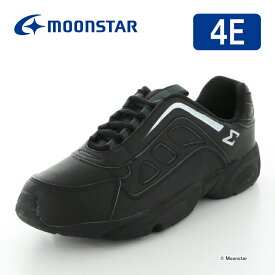 【5/30-6/2 10％OFFクーポン】ムーンスター メンズ/レディース 一般・軽作業靴 グリーンスターシグマ201 ブラック moonstar 4E 黒