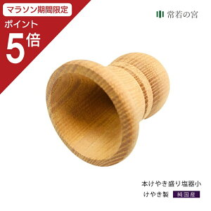 【マラソン限定ポイント5倍】 盛り塩 固め器 本けやき製盛り塩器 小 円錐 厄払い お清め 欅 けやき