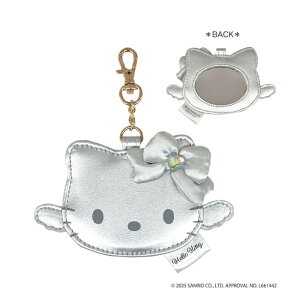 予約商品 2026年1月下旬予定 ハローキティ フェイスミラーチャーム 単品販売 ハローキティ ぬいぐるみチャーム ティーシーピー キティちゃん キラキラ かわいい ぬいぐるみ マスコット ハー