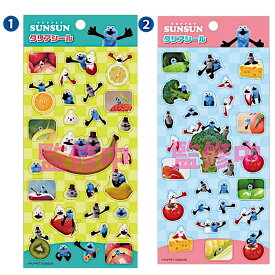 予約商品 2026年2月下旬予定 パペットスンスン クリアシール エンスカイ かわいい マスコット SNS PUPPET SUNSUN TikTok ダンス 水色 めざましテレビ Z世代 ゾンゾン ノンノン トゥーホック