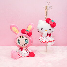 予約商品 2026年1月下旬予定 Mezzo Piano × Hello Kitty マスコットキーチェーン ハローキティ プレミアムマスコット 単品販売 キティ マスコット キティちゃん ベリエちゃん かわいい キラキラ