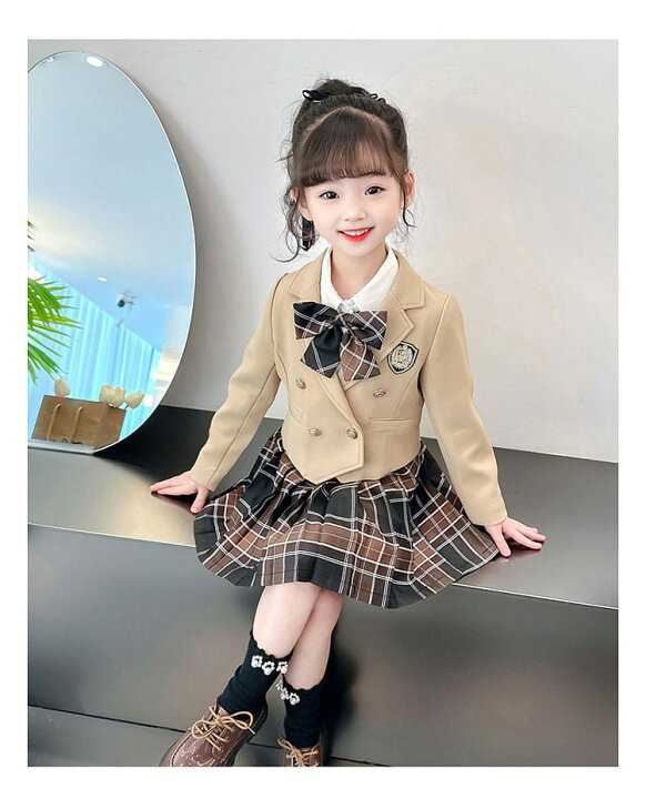 楽天市場】ジュ 卒服 フォーマルスーツ スカート 蝶リボン シャツ 