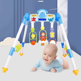屋内おもちゃセット、ベビージム、カラフルな教育玩具、子供向け音楽、多機能の高さ調整、子育てギフト、ギフト、組み立てが簡単