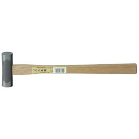 須佐製作所 王将 シルバー丸玄能 450g 木柄【両口 玄翁 槌 金づち ハンマー トンカチ diy】