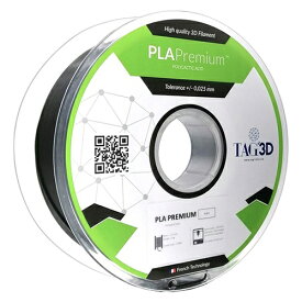 TAGin3D 3Dプリンター用フィラメント プレミアムPLAフィラメント PLA PRM-1.75BK ブラック 1kg PLA PRM-1.75BK【取寄品】