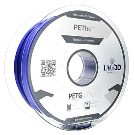 TAGin3D 3Dプリンター用フィラメント HD PETフィラメント PET HD-1.75BL ブルー 1kg PET HD-1.75BL【取寄品】
