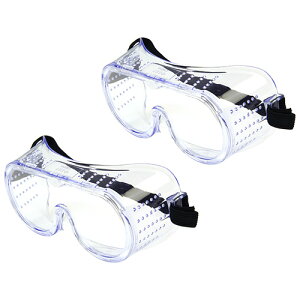★【在庫限り】藤原産業 E-Value 安全ゴーグル EG-3 2pcs【取寄品】